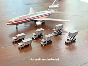 1:400 Model Airport Accessories - 6 Piece Catering Truck Set (Grey) - Picture 1 of 9