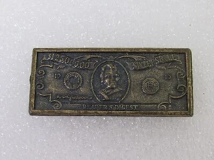 Readers Digest $125,000 Lucky Sweepsbill Entry Token Coin Vintage Contest - Picture 1 of 2