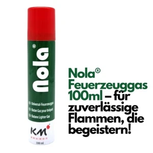Feuerzeuggas 100ml | Nachfüllgas für Feuerzeuge, Butan Universalgas, NOLA - Bild 1 von 4