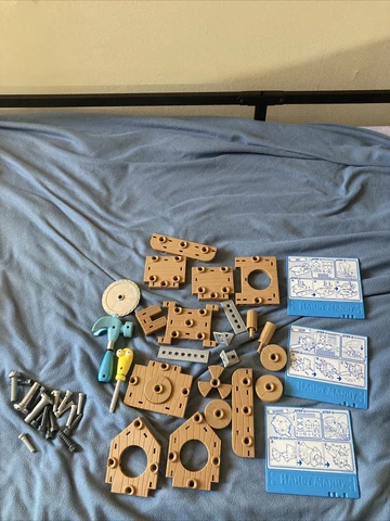 T2 Disney Handy Manny Fix It Bench Replacement Parts Project Boards Lot Cover