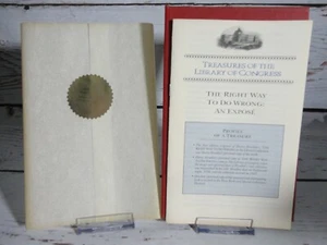 The Right Way To Do Wrong, Harry Houdini, EASTON PRESS, The Library of Congress - Foto 1 di 10