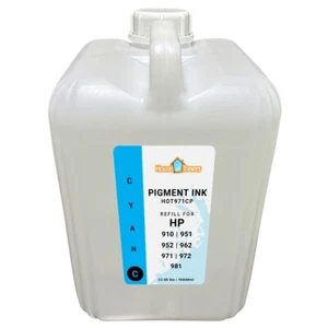 For HP Bulk 22 lbs Cyan Pigment ink refill for HP 910,951,952,962,971,972,981 - Picture 1 of 1