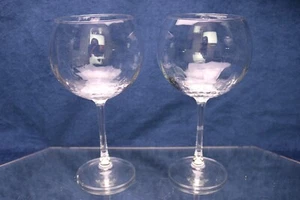 Artland Optic Great Wine Glasses 8 1/4 " Clear 20 oz Set of 2 - Picture 1 of 7