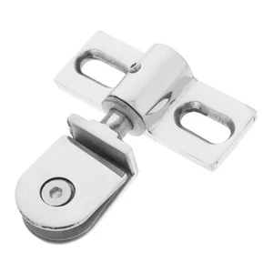 1 Set Of Replacement Shower Glass Door Clamp Bathroom Door Pivot Hinge Metal - Picture 1 of 12