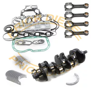 Cigüeñal Isuzu 4JB1 + 4 varillas de conexión + juego de rodamientos principales y varilla + kit de junta del motor - Imagen 1 de 1