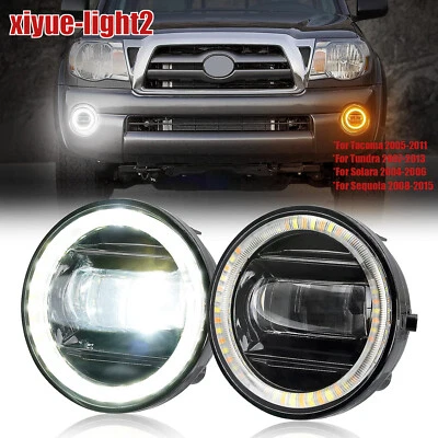 Для Toyota Tacoma 2005-11 Tundra 07-13 бампер светодиодный противотуманный фонарь дневные ходовые огни указатель поворота лампа - Изображение 1 из 4