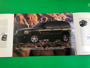 1995 JEEP GRAND CHEROKEE VINTAGE PRINT AD ADVERTISEMENT PRINTED 8 PAGE - Picture 1 of 5