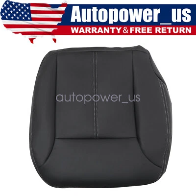 Cubierta de asiento de cuero inferior del lado del conductor negra para Mercedes-Benz GL320 GL450 2007 Foto 1 de 4