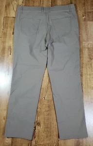 WETTERFESTE Vintage Regular Fit Hose Herren 38x30 Beige Stretch Flatfront Chino - Bild 1 von 12