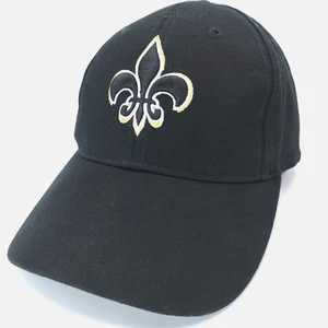 Raw & Ma Original New Orleans Mütze Kappe bestickt Fleur-De-Lis Logo Riemen hinten - Bild 1 von 11