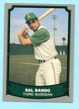 1988 Pacific Legends # 99 Sal Bando -- Oakland Athletics