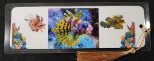 Salt Water Tropical Fish BOOKMARK - Hand Made - Choose Fish - 5 ml - 8" x 3" - Imagen 1 de 37