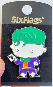 Six Flags Magic Mountain Dc Comics The Joker Chibi Pose Pin New - Picture 1 of 3
