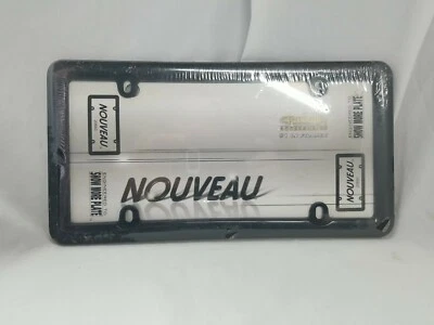 Plain Black Plastic Plate Tag Frame for Auto-Car-Truck — 第 1/2 张图片