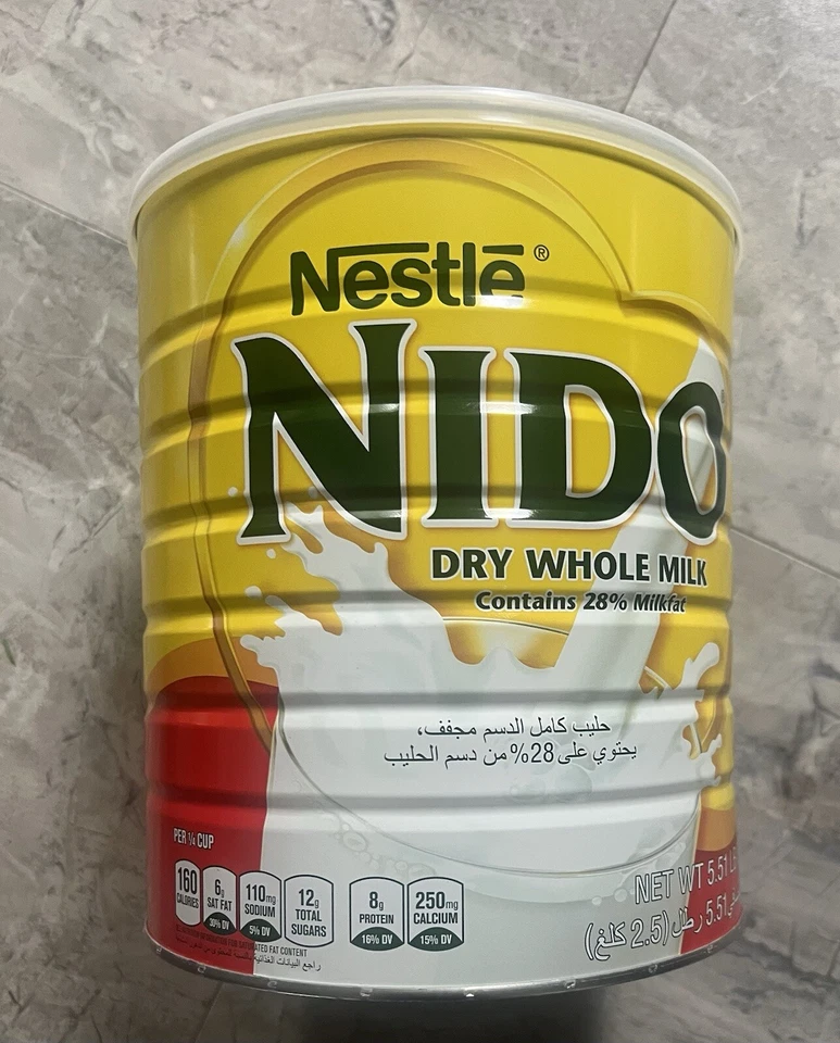 Original Nestle Nido Dry Whole Powder Milk Net Weight 2500g — 第 1/1 张图片