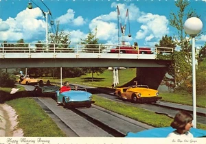 GA~GEORGIA~ATLANTA~SIX FLAGS OVER GEORGIA~HAPPY MOTORING FREEWAY~CONTINENTAL - Picture 1 of 2