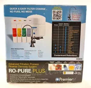 Premier RO-PURE PLUS 4-Stage Reverse Osmosis VOC Water Filtration System NEW - Picture 1 of 18