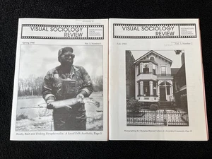 Vintage RARE Lot Of 2 Visual Sociology Reviews Volume 3 V7 - Foto 1 di 16