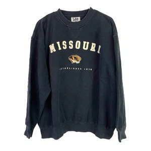 University Of Missouri Tigers Black Sweatshirt Lee Sport XL NCAA - Picture 1 of 6