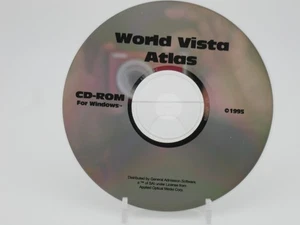 World Vista Atlas (PC CD-ROM Software) Vintage Software 1995 - Disc Only - Picture 1 of 2