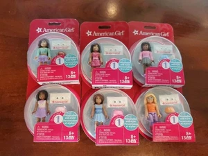 Mega Bloks American Girl Doll Series 1 Set of 6 Personalize Style Figures - Picture 1 of 8
