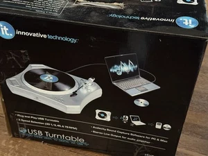 IT Innovative Technology Model ITUT-300 USB Turntable - Picture 1 of 11