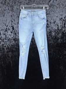 DL1961 Jeans Youth Girls 12 Blue Denim Chloe Skinny Adjustable Waist High Rise - Picture 1 of 13