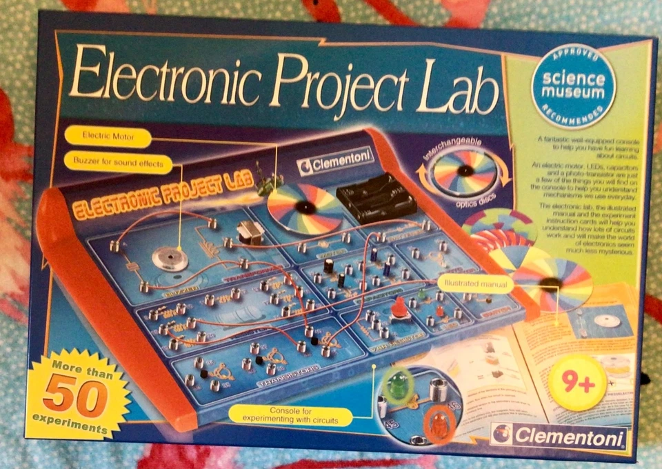 XMAS GIFT!! Science museum 50 ELECTRONIC PROJECT LAB SET unopened present! - Image 1 of 1