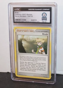 CGC 2007 Pokemon Rival 124/132 Secret Wonders DEUTSCHER WELTREKORDHALTER 1 von 1! - Bild 1 von 6