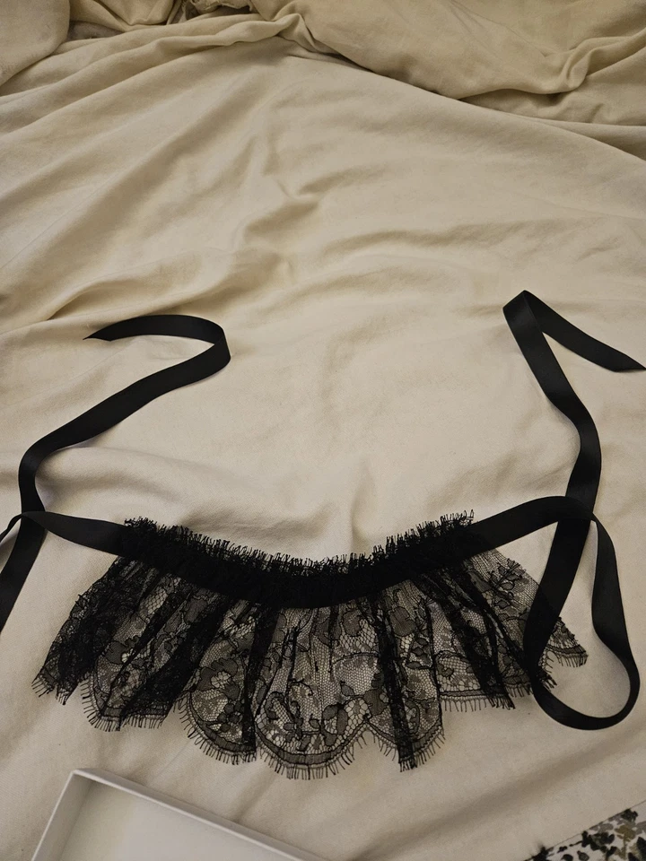 Corbata de encaje negra Foto 1 de 1