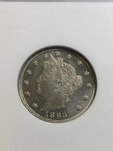 1883 Liberty Nickel No Cents NGC MS64 High Grade Type Coin V 5c Certified - Picture 1 of 4