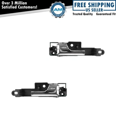 Manija de puerta interior interior cromada delantera L R par para Fusion Milan MKZ Zephyr Foto 1 de 4