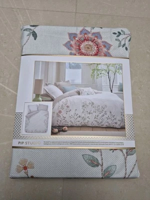 NUOVO Pip Studio lenzuola 200x200/2x80x80 cm Campo De Flores Off-white bianco  - Immagine 1 di 4