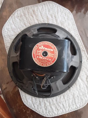 Altavoz amplificador de guitarra Jensen C5142 1948-1968- negro Foto 1 de 4