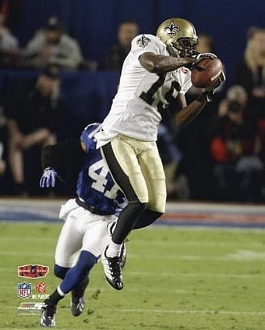 Devery Henderson SUPER BOWL XLIV Saints LICENSED poster un-signed 8x10 photo Cover