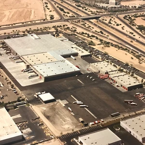 Vintage Los Angeles CA Coca Cola Bottling Company Photograph Overhead Aerial - Picture 1 of 5