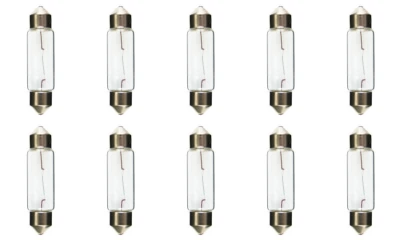 Box of 10 #6411 Lamp Auto Bulb Automotive Lightbulb Foto 1 de 2
