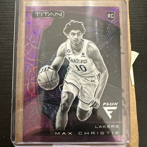 2022-23 Flux Max Christie Purple Scope Prizm FOTL 11/17 Lakers Rookie RC