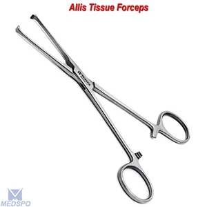 Allis Tissue Locking Forceps Teeth Surgical Gyneclogy Piercing Instruments CE - Picture 1 of 4