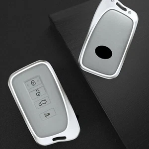 Aluminum Alloy Leather Car Key Fob Case Cover For Lexus IS GS RC ES NX LS LX Rrb - Picture 1 of 21