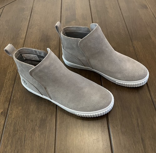 TIMBERLAND Stivali pull on da donna Skyla Bay nuovi con scatola grigi talpa pelle scamosciata taglia 6 5