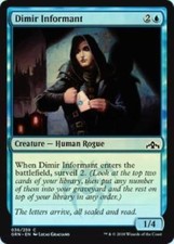 MTG Dimir Informant Guilds of Ravnica Common Blue FOIL Magic the Gathering NM/M