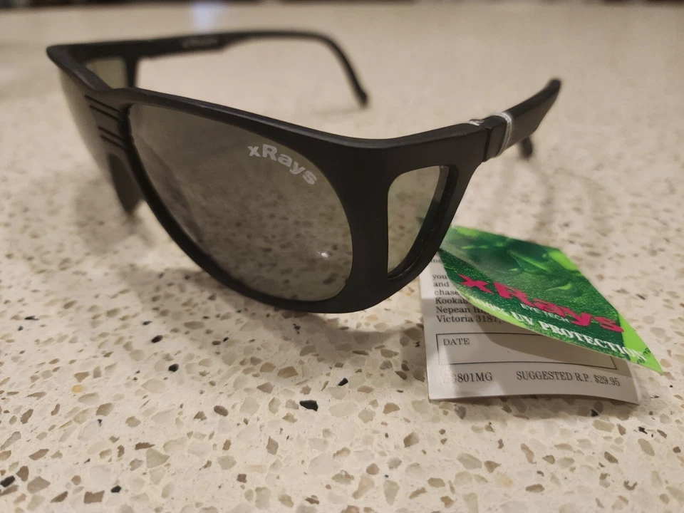 xRays Sunglasses UV400 Polarized Glasses Sports Driving Eyetech WrapAround  - Image 1 of 3