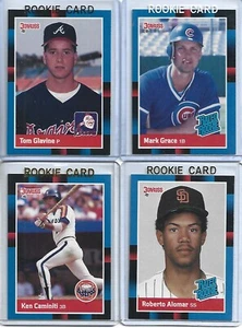 1988 Donruss Baseball Komplettsatz 1-660 (Alomar/Glavine RC) mit musikalischem Puzzle - Bild 1 von 4