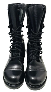Corcoran Womens 7M Black 10" Original Jump Boot #1515 Military Combat Cap Toe - Picture 1 of 11