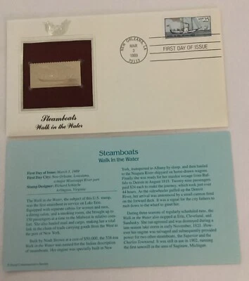 Sociedad Postal Conmemorativa Paseo por el Agua - Barcos de Vapor 1989 Foto 1 de 4