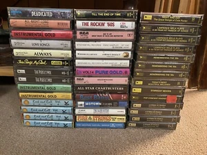 Mixed Lot Of 40+ Compilation Music Cassette Tapes, Readers Digest & More - Picture 1 of 5