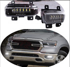 Fit For Dodge Ram 1500 TRX 2500 3500 2019-2023 DRL LED 72W lens Bright Fog Light