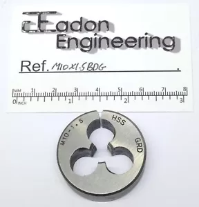 M10 x 1.5mm Metric Button Die, HSS. By top brands. - Picture 1 of 10