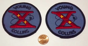 Parches - Lote de 2 - Gemini X - Gemini 10 - Aproximadamente 3" a través - Jóvenes - Collins - - Imagen 1 de 2